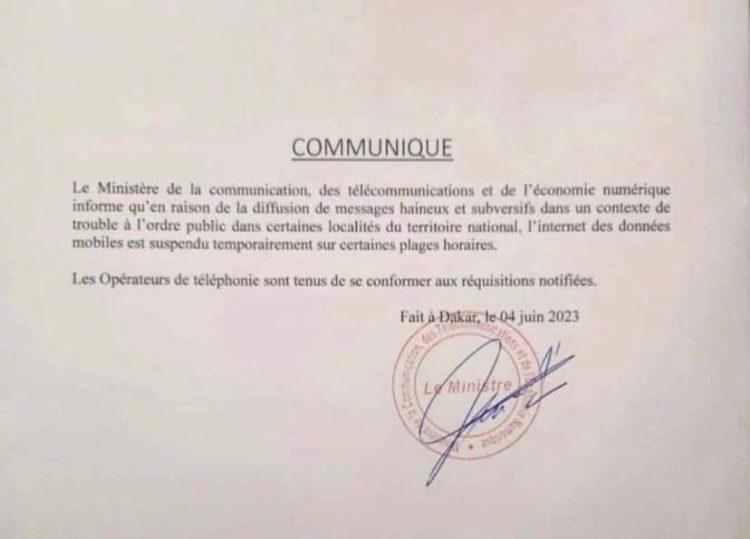 Senegal censorship Senegal censorship